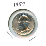1959 Silver Washington Quarter