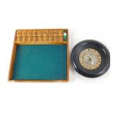 Vintage Pub Game "Shut the Box" and Roulette