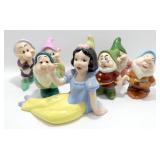 ** Snow White and the 7 Dwarves - Ceramic, 10"