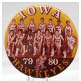 Large 3-1/2" Vintage 1979-80 Iowa Hawkeyes