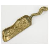 Art Nouveau Style Brass Crumb Catcher Tray