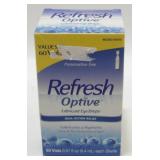 Refresh Optive Lubricant Eye Drops 60 Vials