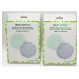 2 New 2 Crochet Coaster Kits