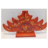 Norwegian Rosemalled Candle Holder Tree - 1987