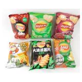 6 Bags Asian Snack Chips