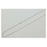 Sterling Silver Chain Necklace - 18"