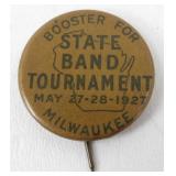 Antique 1927 Wisconsin State Band Tournament