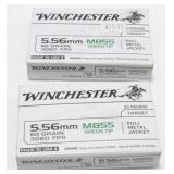 * 40 Total Factory Rounds of 5.56mm M855 Green