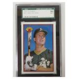 Graded SGC 96 Mint 1989 Bowman Mark McGwire