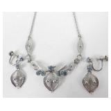Espo Flex Set Sterling Necklace & Earrings -