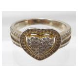 925 Heart Ring