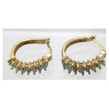 925 Earrings with Gems