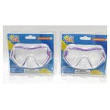 2 New Bring on the Sun Child Swim Masks