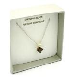 Silver Smokey Quartz Pendant with Sterling Silver Silver Smokey Quartz Pendant with Sterling Silver
