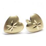 14k Yellow Gold Screwback Earrings, MSRP $200