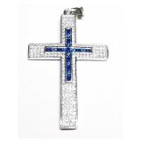 Silver Cross (4.38 g) Pendant, MSRP $160