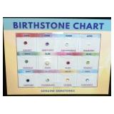 Genuine Gemstone - Birthstone Chart, MSRP $300 Genuine Gemstone - Birthstone Chart, MSRP $300