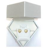 14k Yellow Gold Heart Shaped Earrings, MSRP $200 14k Yellow Gold Heart Shaped Earrings, MSRP $200