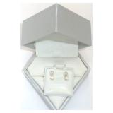 14k White Gold Fresh Water Pearl Cubic Zirconia 14k White Gold Fresh Water Pearl Cubic Zirconia
