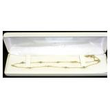 Silver Emerald (4.5 ct) Necklace (Length: 18"), Silver Emerald (4.5 ct) Necklace (Length: 18"),
