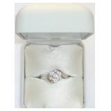 Silver 7 Diamond Ring, MSRP $165