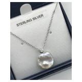 Sterling Silver Genuine Fresh Water Baroque Style Sterling Silver Genuine Fresh Water Baroque Style