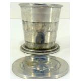 Vintage Collapsible Aluminum Cup