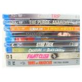 9 New/Sealed Blu-Ray Movies