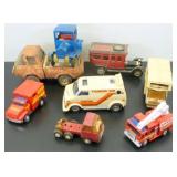 * Vintage Toy Truck & Cars - Tonka, Tin Friction, * Vintage Toy Truck & Cars - Tonka, Tin Friction,