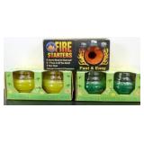 Two 2-Packs of Glass Citronella Scented Candles - Two 2-Packs of Glass Citronella Scented Candles -