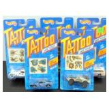 5 Vintage Hot Wheels Tattoo Machines - Street