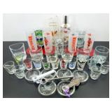 ** Lot of Mixed Barware, Including Set Of Maker