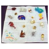 Variety of Character and Animal Pins Variety of Character and Animal Pins
