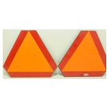 2 Slow Moving Vehicle Signs 2 Slow Moving Vehicle Signs