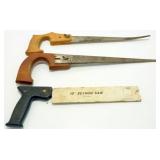 10" Keyhold Saw and 2 Wood Saws 10" Keyhold Saw and 2 Wood Saws