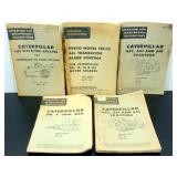 Five Caterpillar Operation Manuals - Used, 1962