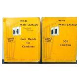 Two Large International Harvester Parts Catalogs Two Large International Harvester Parts Catalogs