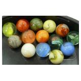 Older Shooter Marbles - 13 Total