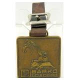 Old Barko Loaders Brass Watch Fob