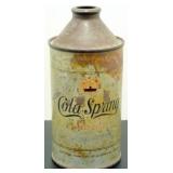 Cone Top Beer Can - Cold Springs Cone Top Beer Can - Cold Springs