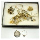 Group of Jewelry including Sterling Ring and Group of Jewelry including Sterling Ring and