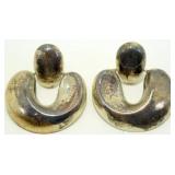 Vintage Sterling Silver Post Earrings