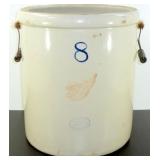 * 8 Gallon Red Wing Crock with Handles - Nice * 8 Gallon Red Wing Crock with Handles - Nice