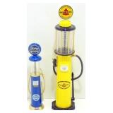 Mini Ford Benzol and Pennzoil Gas Pumps Mini Ford Benzol and Pennzoil Gas Pumps