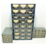 * 3 Storage Hardware Sorters with Drawers * 3 Storage Hardware Sorters with Drawers