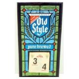 Rare 1971 Old Style Pure Brewed Day Calendar - Rare 1971 Old Style Pure Brewed Day Calendar -