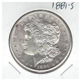 1881-S Morgan Silver Dollar 1881-S Morgan Silver Dollar