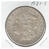 1921-S Morgan Silver Dollar