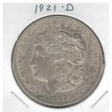 1921-D Morgan Silver Dollar