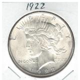 1922 Peace Silver Dollar